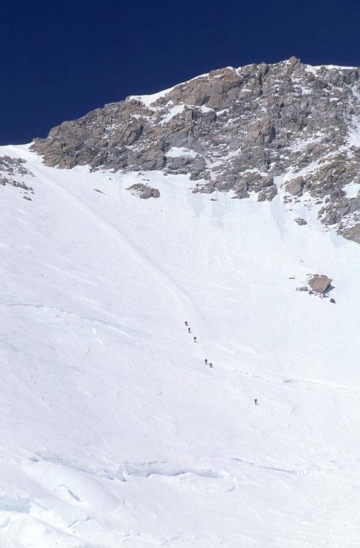 086 Mt McKinley May 1987 Climbers Descending the Headwall.jpg